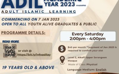 ADIL Academic Year 2023 @ Masjid Alkaff US