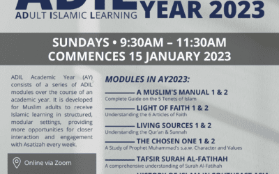 ADIL Academic Year 2023 @ Masjid Maarof